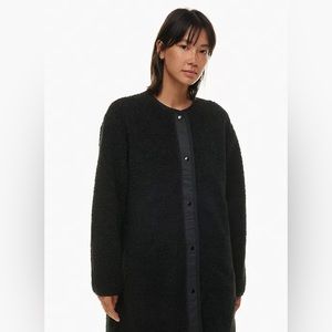Aritzia fleece liner jacket- black medium